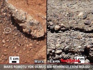 Yok olmuş bir nehrin izleri bulundu