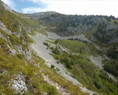 Sentier Gobert et Vallon de la Fauge (38 Vercors nord)