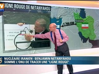 Nucléaire iranien : Benjamin Netanyahou somme l’ONU de tracer une  "Ligne rouge"