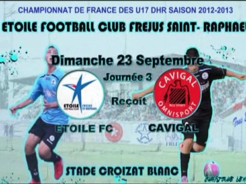 Résumé N°2 ETOILE FC 2 - 2 CAVIGAL NICE - J3 - U17 DHR
