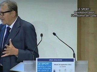 Fondation du Sport Français: Le sport révolution pour l'économie de la santé? le 18.09.2012