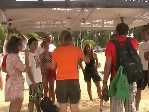 HOSSEGOR - été 2012 - TROPHEE - COUREURS D'ECUME - - 19 Aout 2012 - canal d'hossegor à la nage