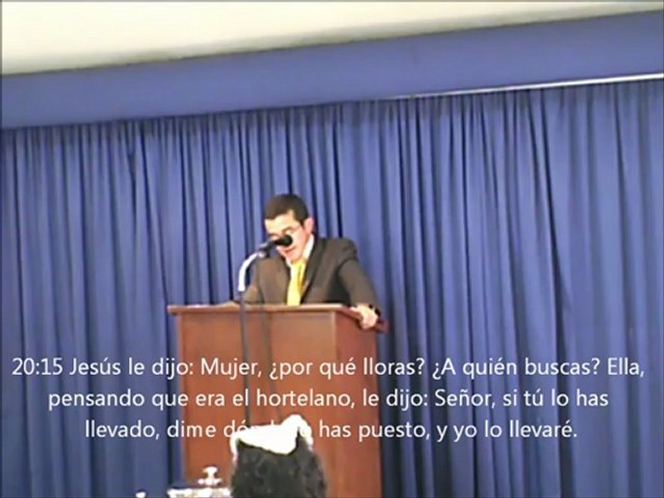 Sermón basado en Juan capitulo 20 - Pastor Antonio Orjuela
