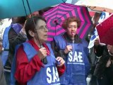 Funcionários públicos protestam em Madri