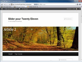 Slider plugin pour Twenty Eleven