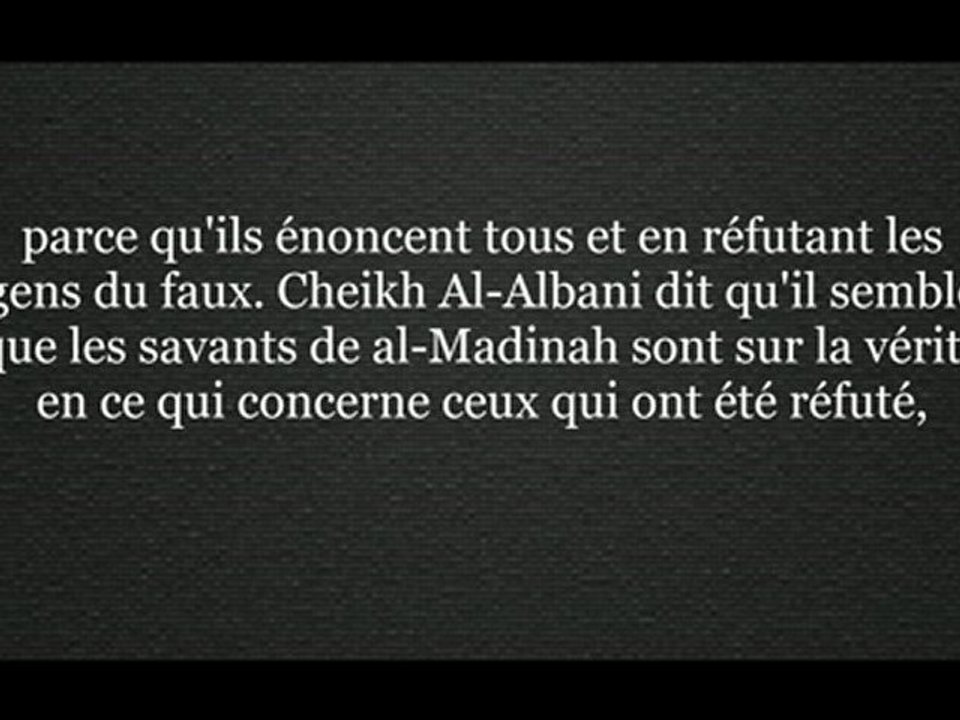 principes que tout salafis se doivent de connaître - cheikh Ahmad Bazmoul
