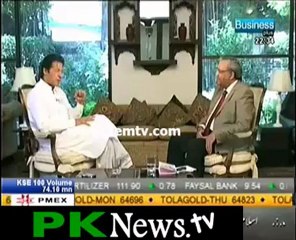Imran Khan Special Interview with with Ch. Ghulaam Hussain – 28th September 2012