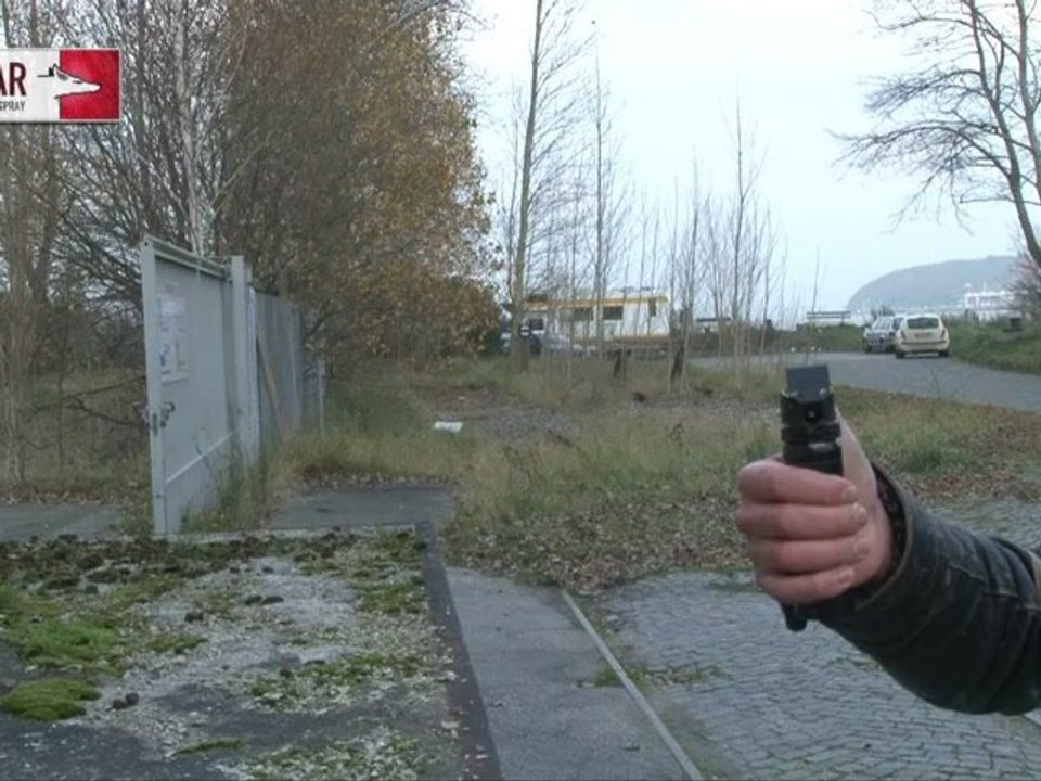 Fox Mean Green Stream Pepper Spray Demo / Test