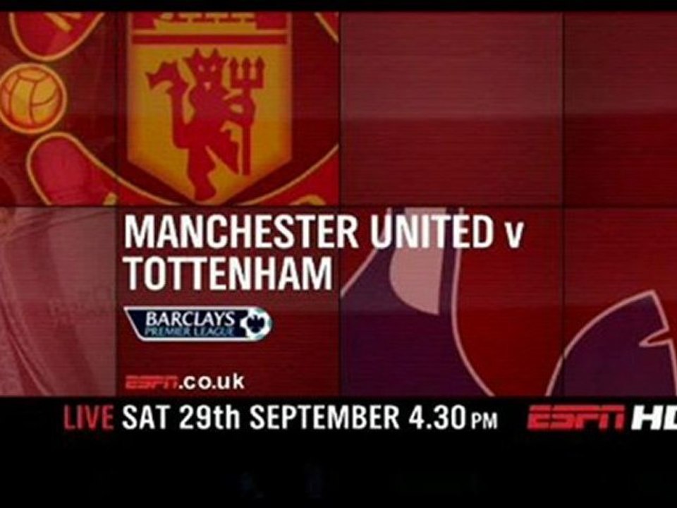 Watch Manchester United vs. Tottenham 29.09.2012 Online