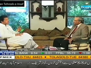 CGHKS: Interview of Imran Khan on PTI and current politics (September 28, 2012)