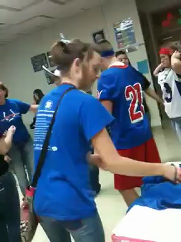 Dancing for homecoming