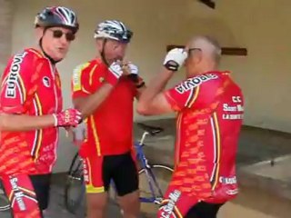 Petite pause cycliste à Besse-sur-Issole