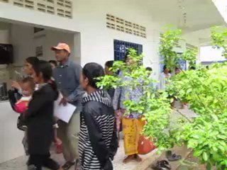 arrivée des enfants à la maison d'accueil