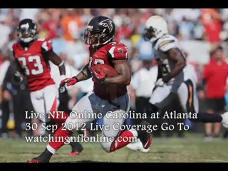 Carolina at Atlanta Live Coverage NFL Match 30 Sep 2012 At 1 PM