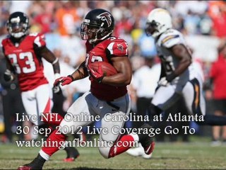 Watch Carolina at Atlanta NFL Match Live On 30 Sep 2012 At 1 PM