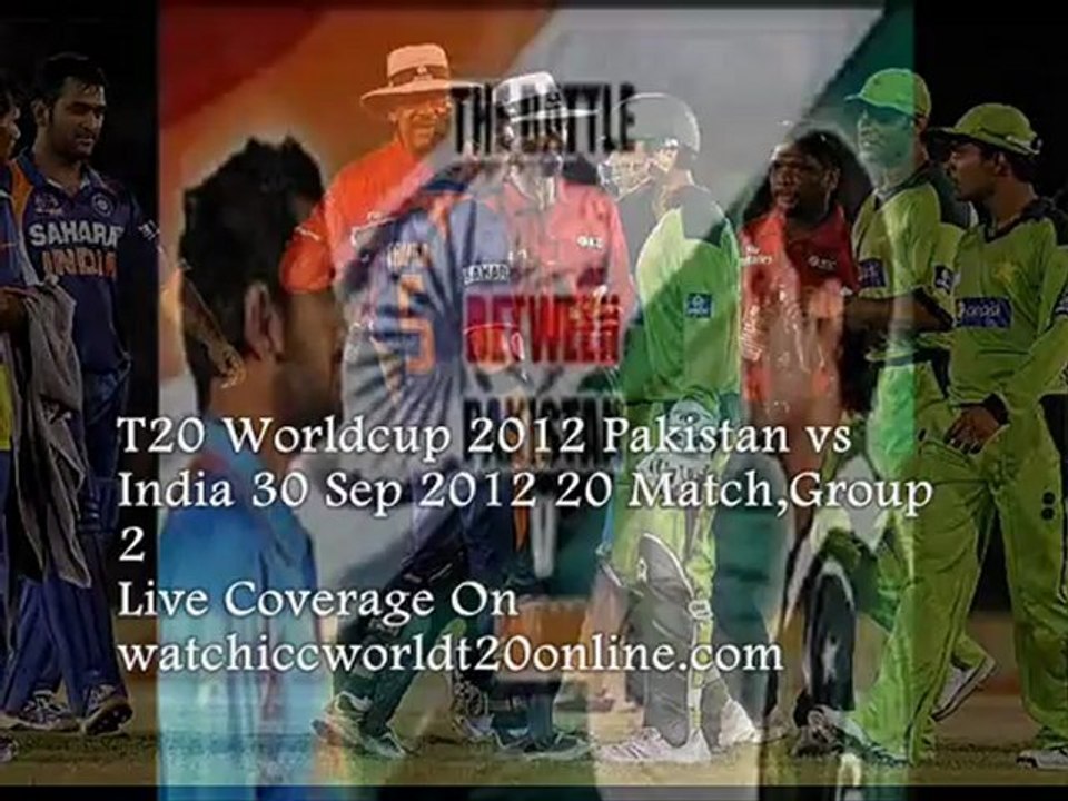 Pakistan vs India Live Streaming On Web 30 Sep 2012 At 7:30 PM