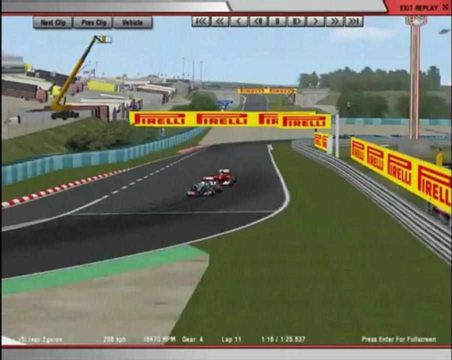 F1 OSR 2012 №11. Magyar Nagydíj Часть 2