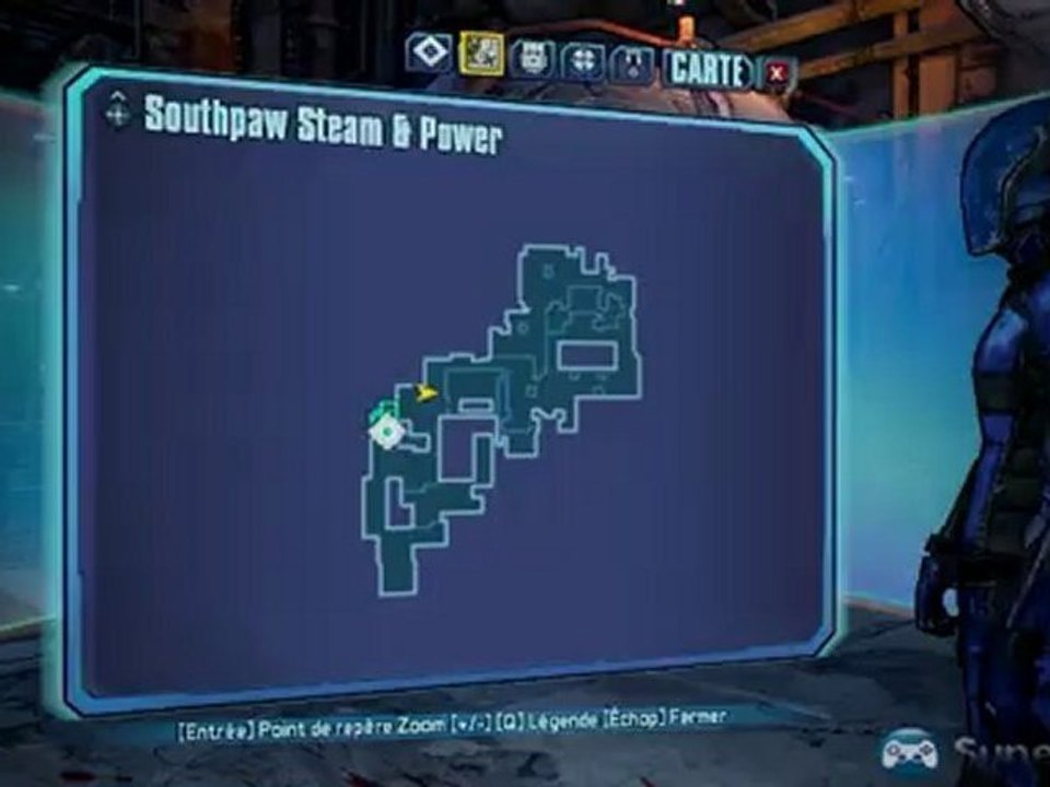 Borderlands 2 - Défis de Southpaw Steam & Power