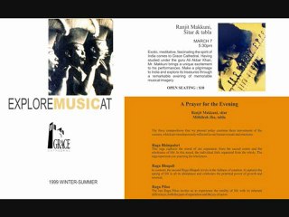 Ranjit Makkuni and Mithilesh Jha Live in Grace Cathedral, San Francisco, 1997