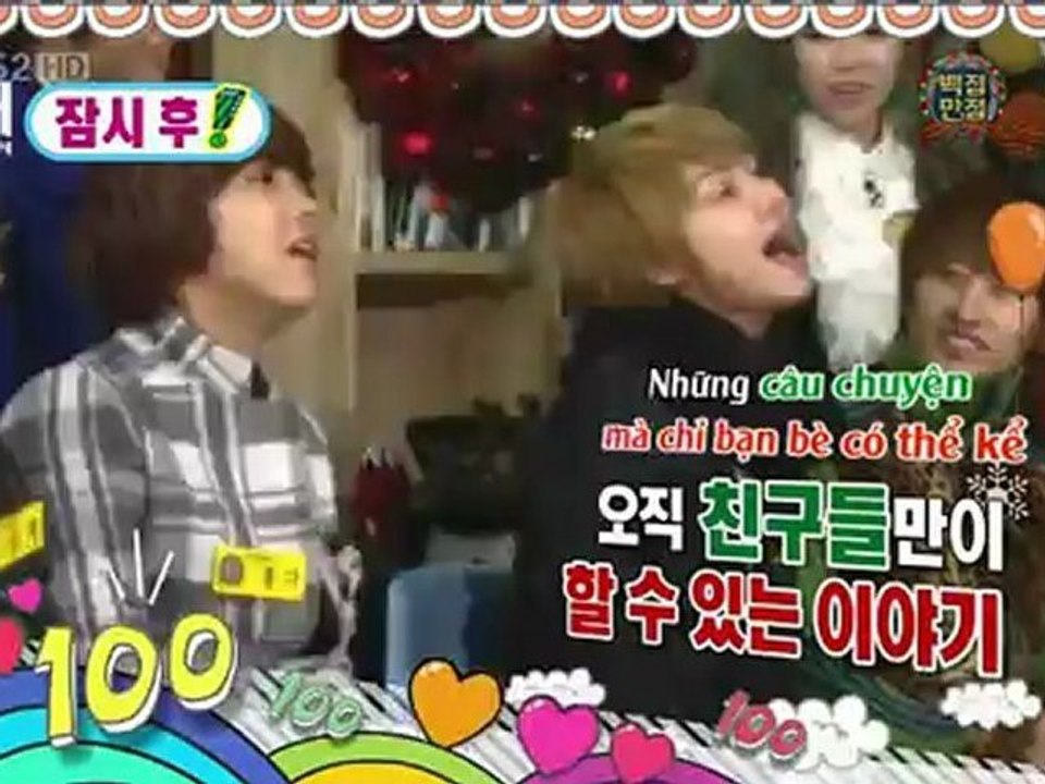[Vietsub - Happy Birthday to Kim Hee Chul] 101225 KBS2 100 Points Out of 100 (Oh My Schoo) Ep 6 (Sujubox@kites.vn)1-2