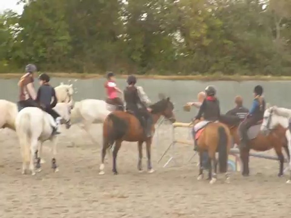 Cours compétition (28/09/2012), saut d'échauffement .