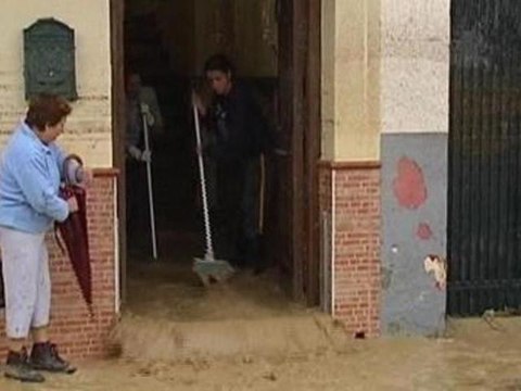 Drought-stricken area hit by floods in Spain