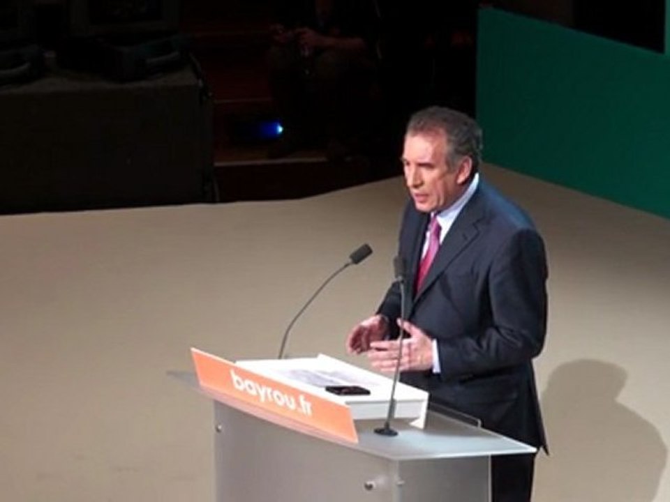 Partie 4 du Meeting de François Bayrou à la Halle aux Grains à Toulouse - 10 Mars 2012