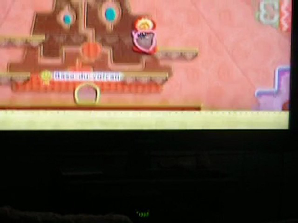 Kirby Epic Yarn (4) Un pompier dans le volcan