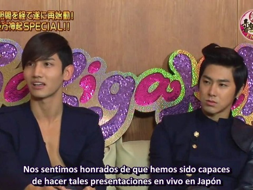 [SPfTVXQ] 110203 S@kigake 0ngaku B@nzuke 8 - TVXQ 1/2 (Sub. Español)