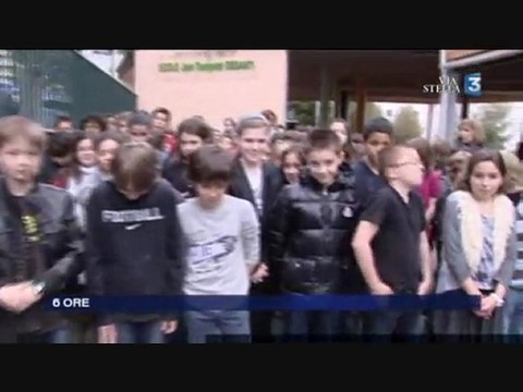 ERIOGHE 0060 - 01 - FR3 VIA STELLA - OMAGGIU A E VITTIME DI TOULOUSE - 20 Marzu 2012