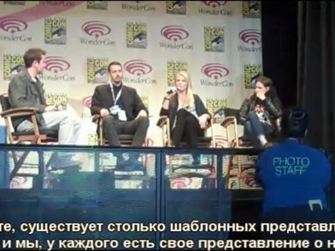 Пресс-конференция Белоснежки на WonderCon. Часть 1. (русские субтитры)