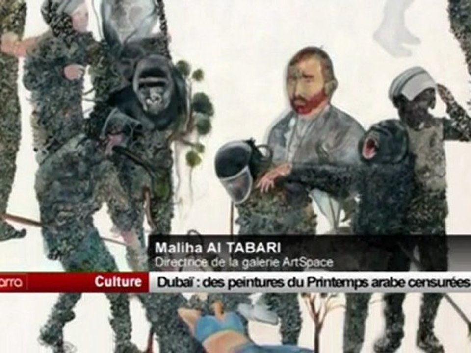 Dubaï, des peintures du Printemps arabe censurées