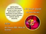 Al-i İmran Suresi 92-200 Kuran Kerim Meal İzle - OSMANLI - Kültürünü Yayma ve Yaşatma Derneği - Kütahya - OKYAY DERNEĞİ