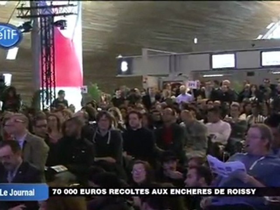 70 000 € récoltés aux enchères de Roissy