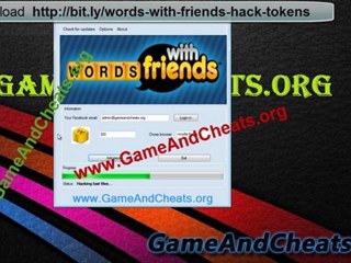 Facebook Words With Friends Cheat/Hack Tool