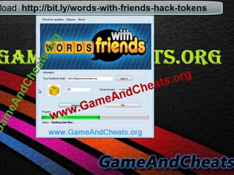 Facebook Words With Friends Cheat/Hack Tool