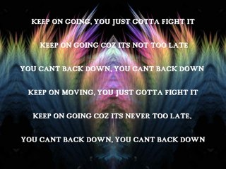 kaos rain ft elekhtra-louise - cant back down karaoke