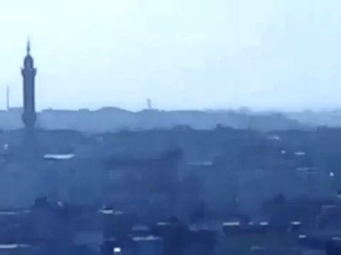 فري برس حماة المحتلة حي مشاع الاربعين انفجار هائل 21 3 2012