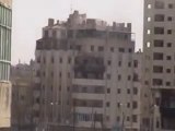 فري برس حمص طريق حماة القصف على المباني السكنية 21 3 2012