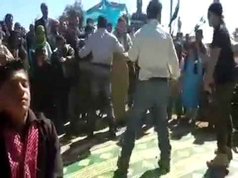 فري برس الحسكه مسرحية ثورية عامودا عيد نوروز بعنوان بدكن حرية 21 3 2012