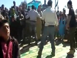 فري برس الحسكه مسرحية ثورية عامودا عيد نوروز بعنوان بدكن حرية 21 3 2012