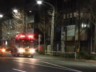 東京消防庁 レスキュー車 緊急走行　119 Fire Engine Emergency Vehicle