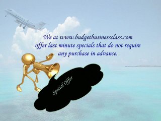 First Class Discount Flights