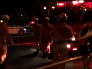 東京消防庁 レスキュー隊 活動終了 119 The rescue team which finished activity..tmp