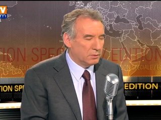 Toulouse : "notre société a du mal à se défendre" estime Bayrou sur BFMTV