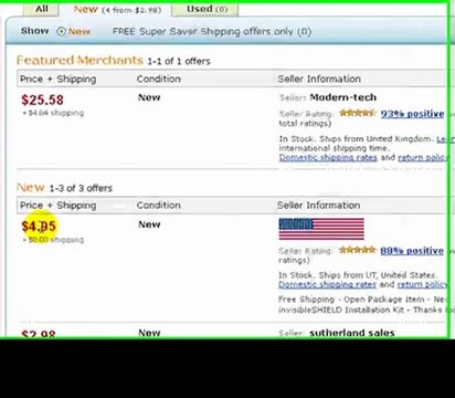 ZAGG invisibleSHIELD Nintendo DSI Screen Protector