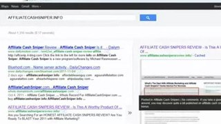How To Make Money With Affiliate cash Snipers Step By Step