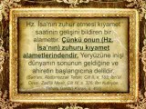 HZ. İSA KIYAMET İÇİN BİR ALAMETTİR