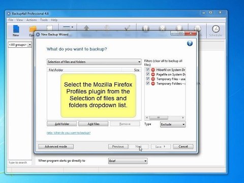 How to backup Mozilla Firefox bookmarks and profiles