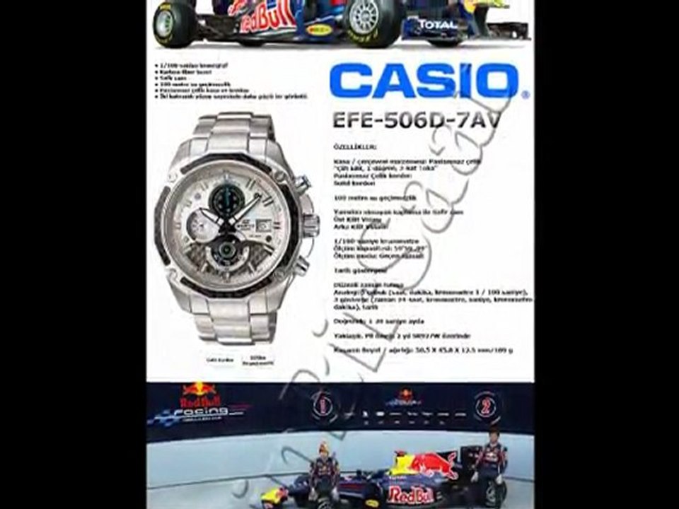 Casio EFE-506D-7AVDR Erkek Saat - mysaat.com